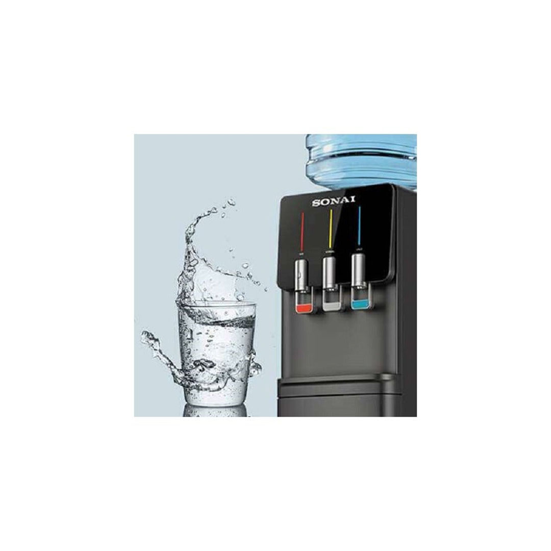 مبرد مياه 3 حنفية - 17.7 لتر - أسود MAR-2230 C