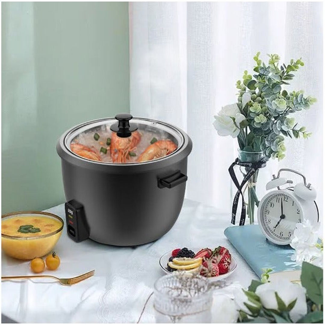 حلة طهي أرز كهربائية - وعاء غير لاصق قابل للإزالة - 2.8 لتر - 1000 وات - ST-9345