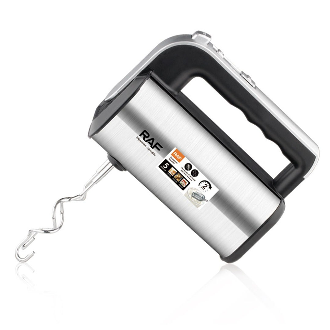 مضرب بيض وعجان كهربائي من الاستانلس ستيل 5 سرعات - 300 واط - R.6695