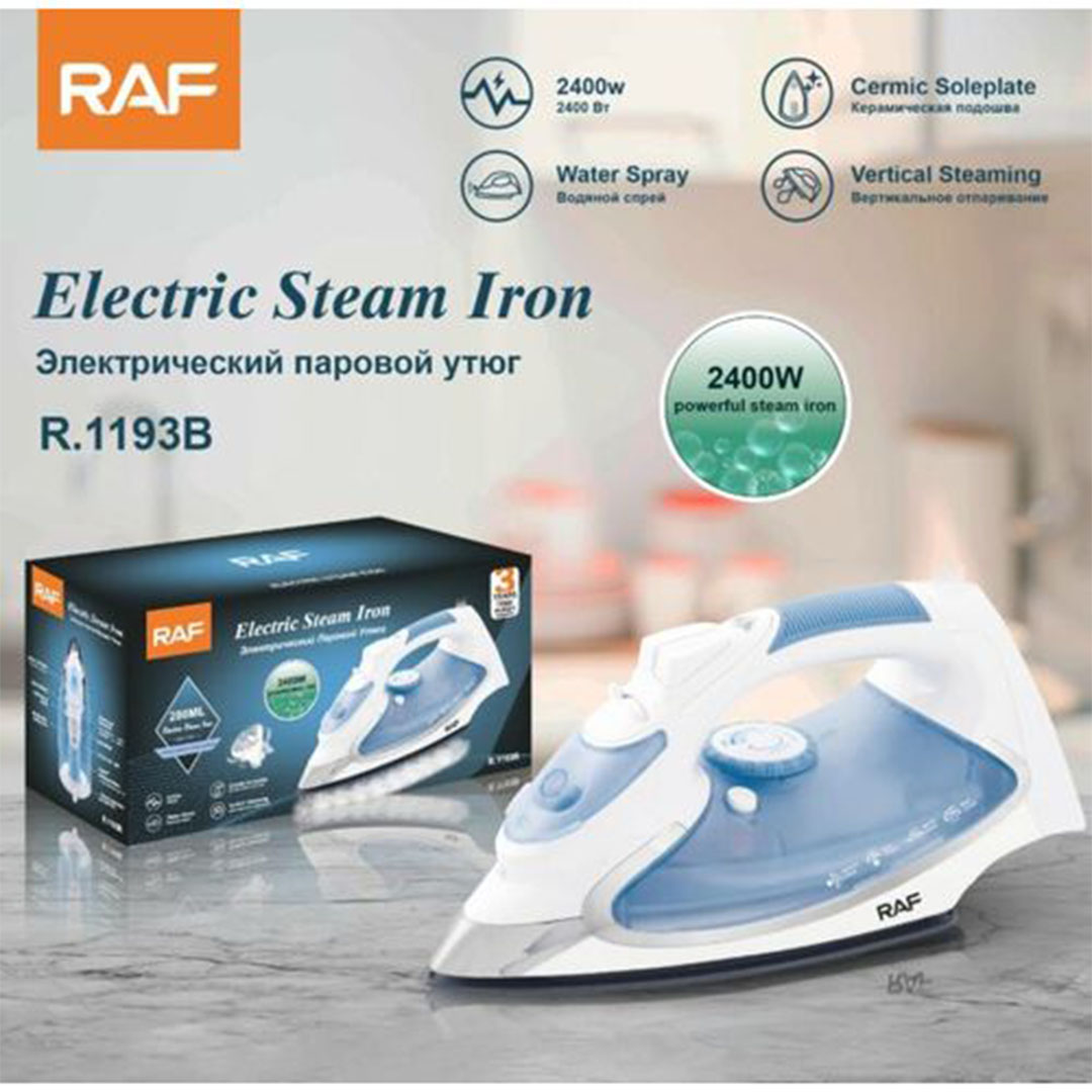 مكواة بخار قاعدة سيراميك 280 مل - 2400 وات R.1193B