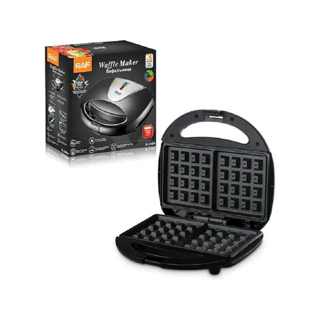 صانع الوافل - 850 وات - أسود R.546H
