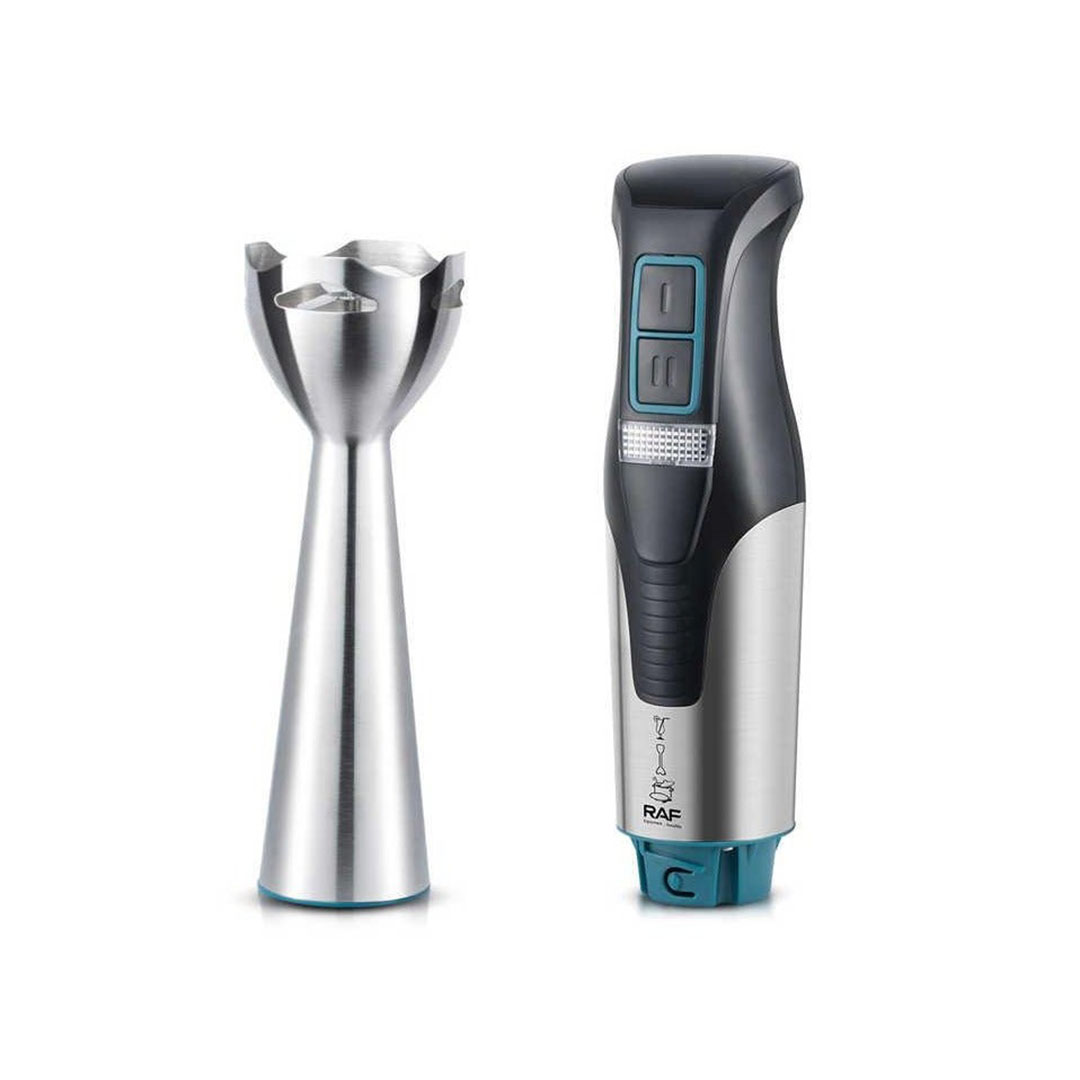 هاند بلندر من الاستانلس ستيل - 4 شفرات - 1600 وات - فضي R.282