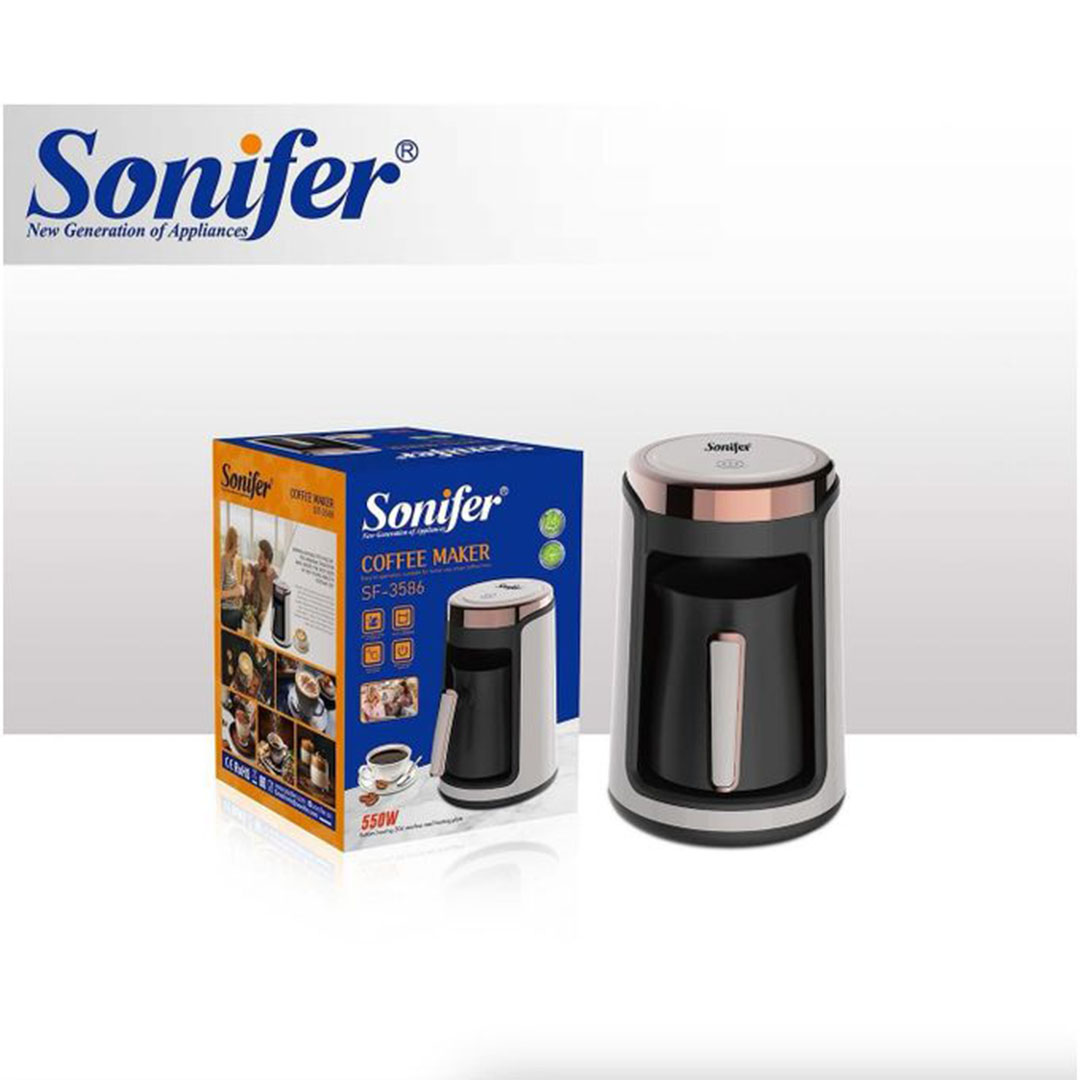 ماكينة صنع القهوة من سونفير - 250 مل - 550 وات - SF-3586