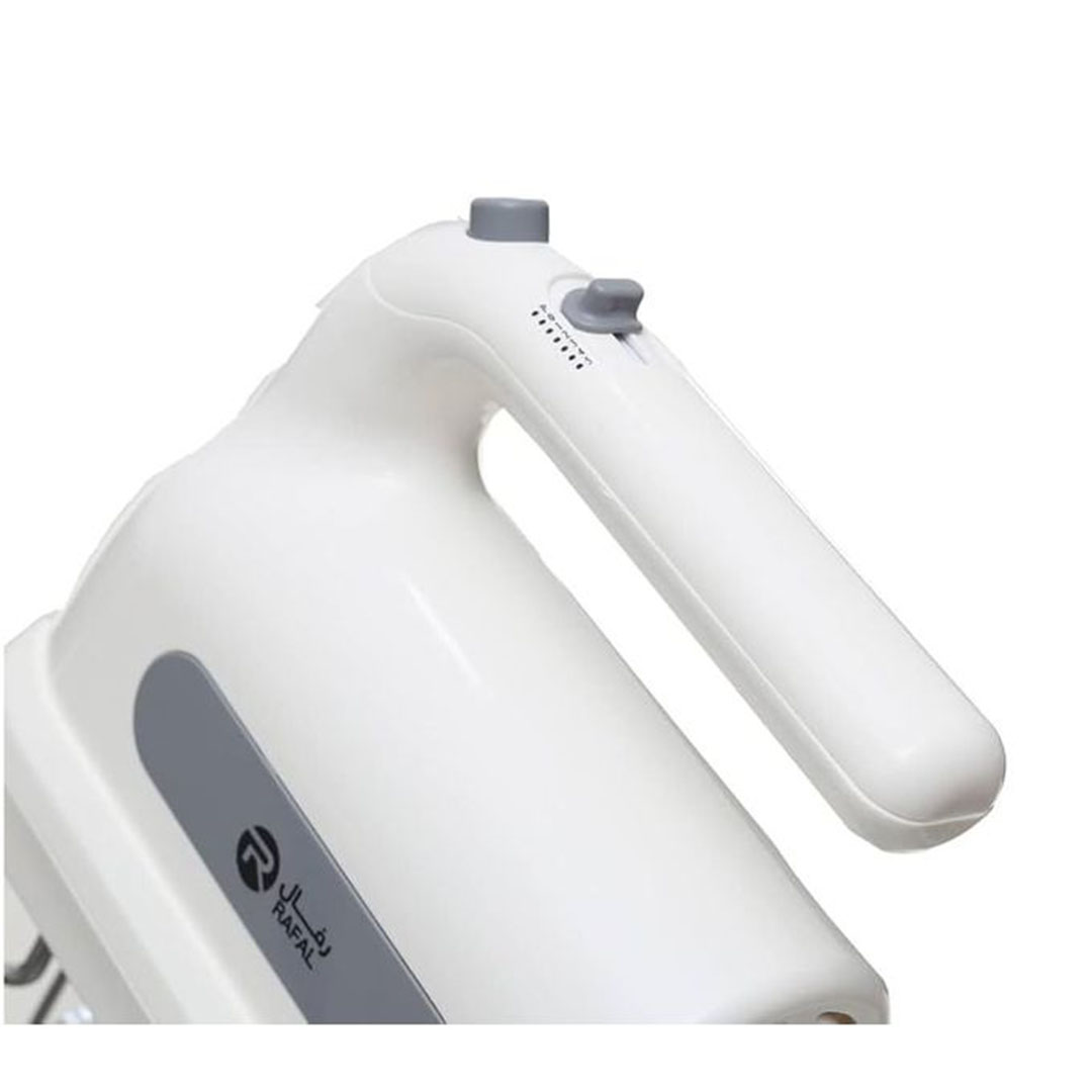 مضرب بيض وعجان كهربائي رافال - 400 وات - أبيض - R27W