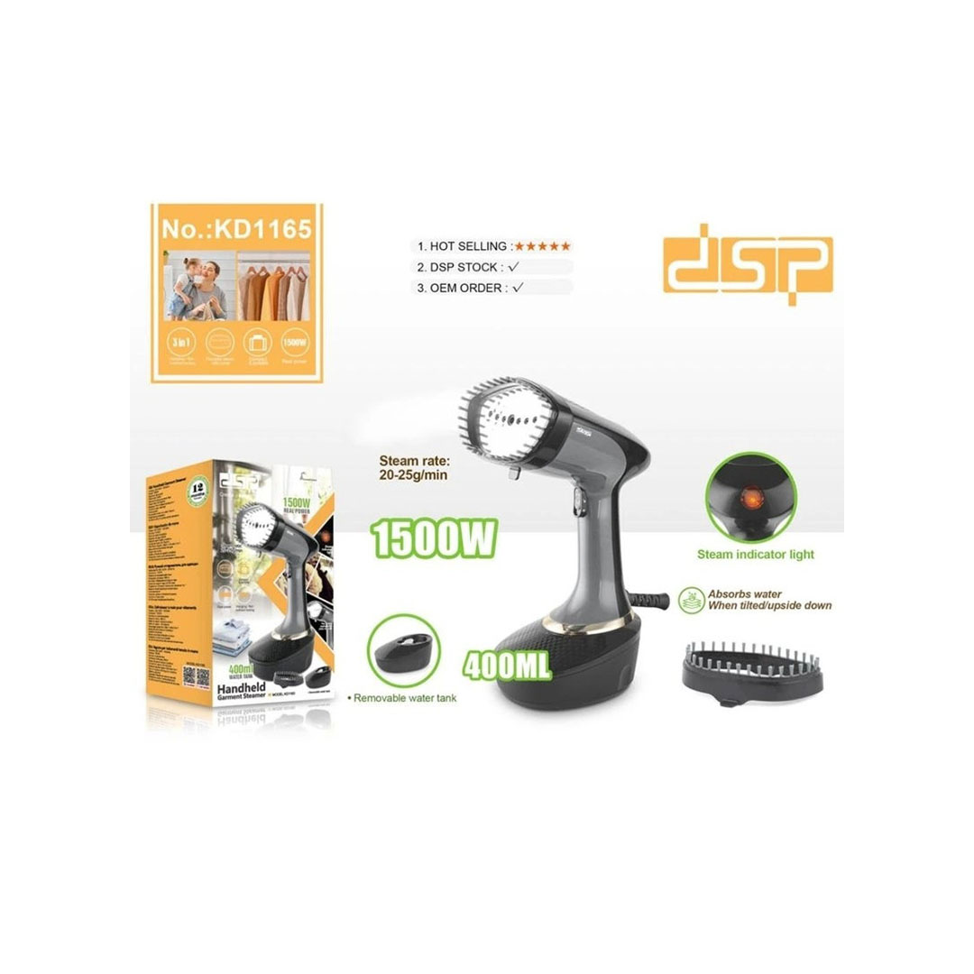 مكوة بخار محمولة - خزان 400 ملي - 1500 وات - KD1165