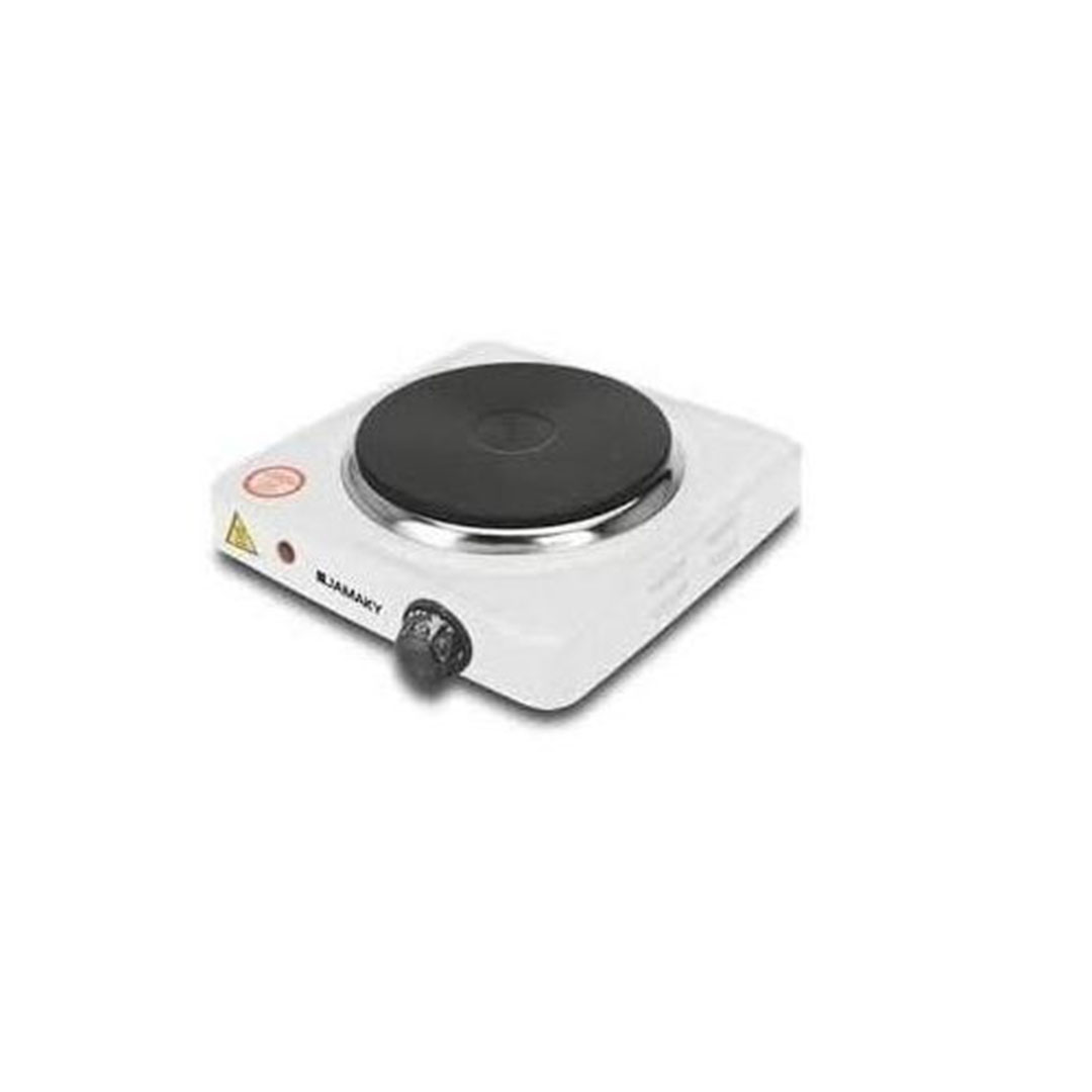 بوتجاز كهربائي بلاطة جاماكي - 1 عين - أبيض - JMK7013