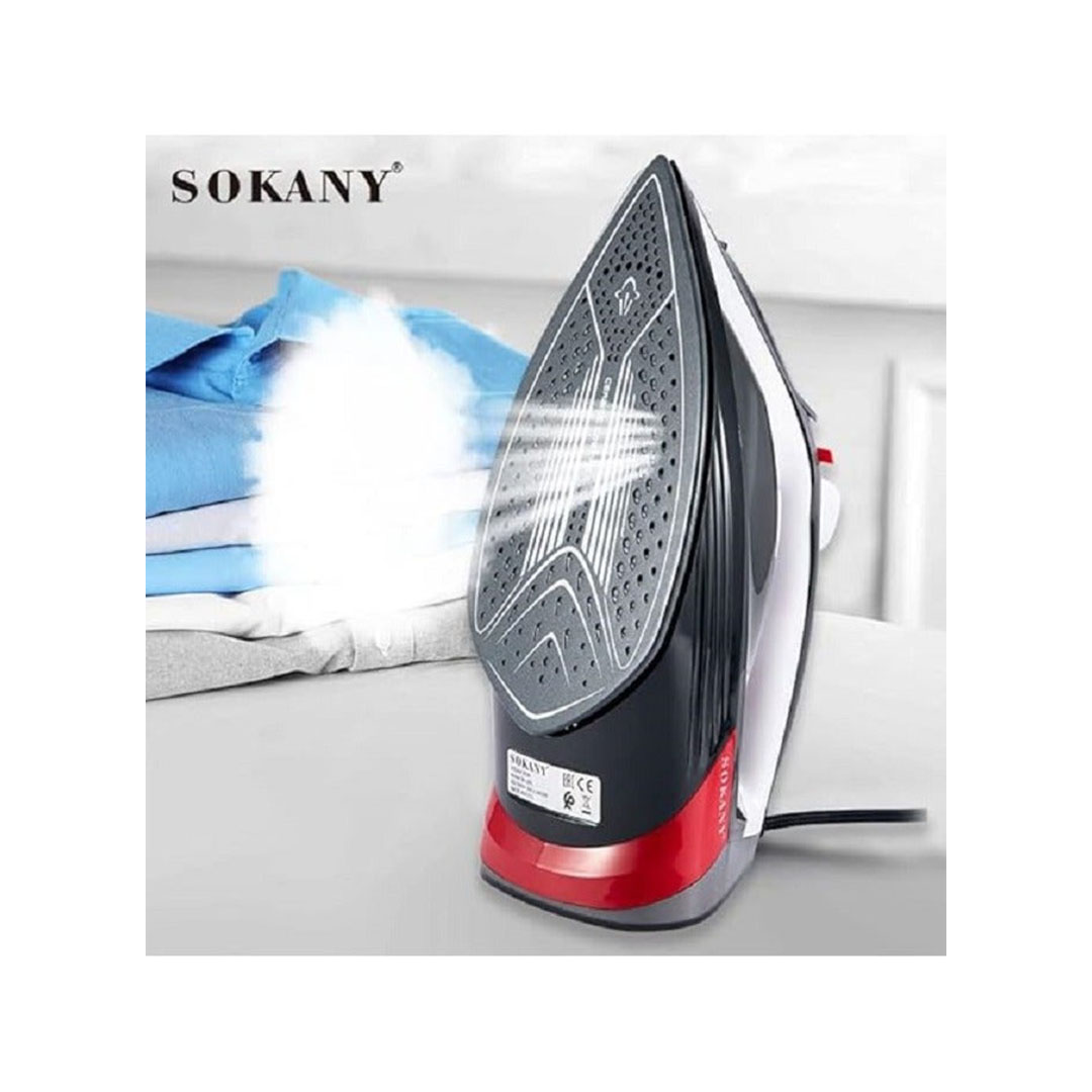 مكواة سيراميك بخار (جاف /بخار / بخاخ) 300 مل - 2600 وات - أسود SK-285