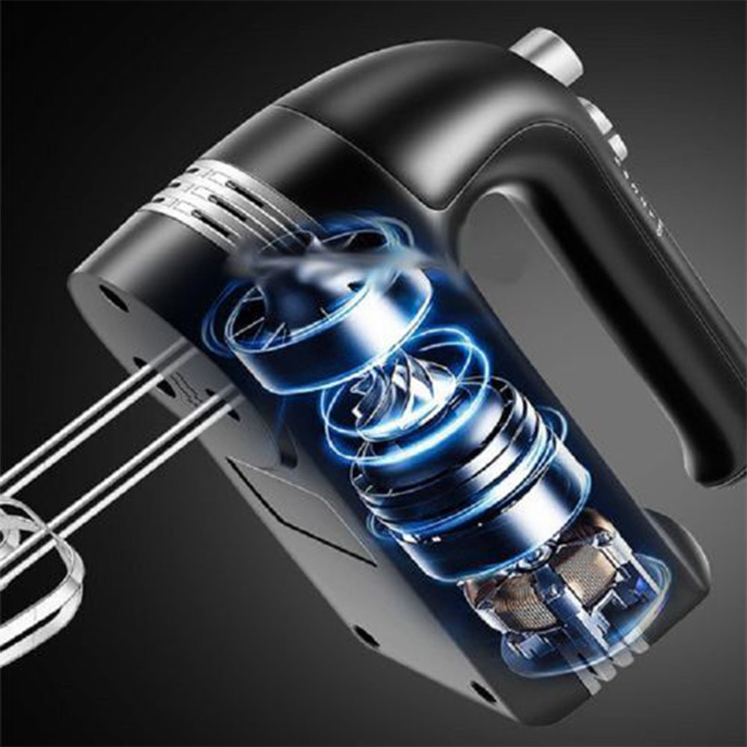 مضرب بيض وعجان كهربائي - 5 سرعات+تربو - 600 وات - أبيض Sk-02002