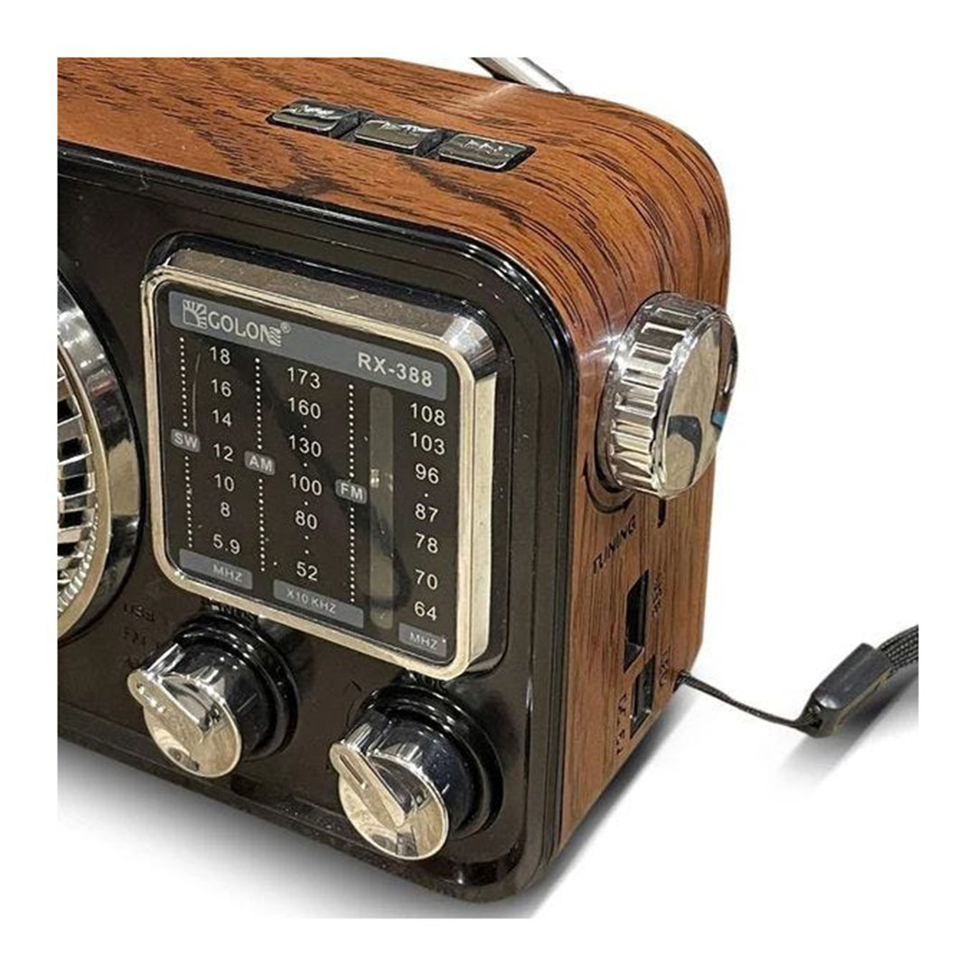 راديو جولون قابل للشحن MP3 USB-TF RX-399