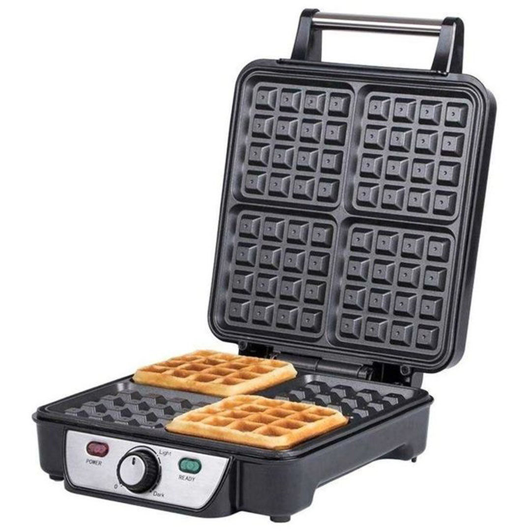 صانع الوافل سونيفر - 1200 وات - فضي - SF-6129