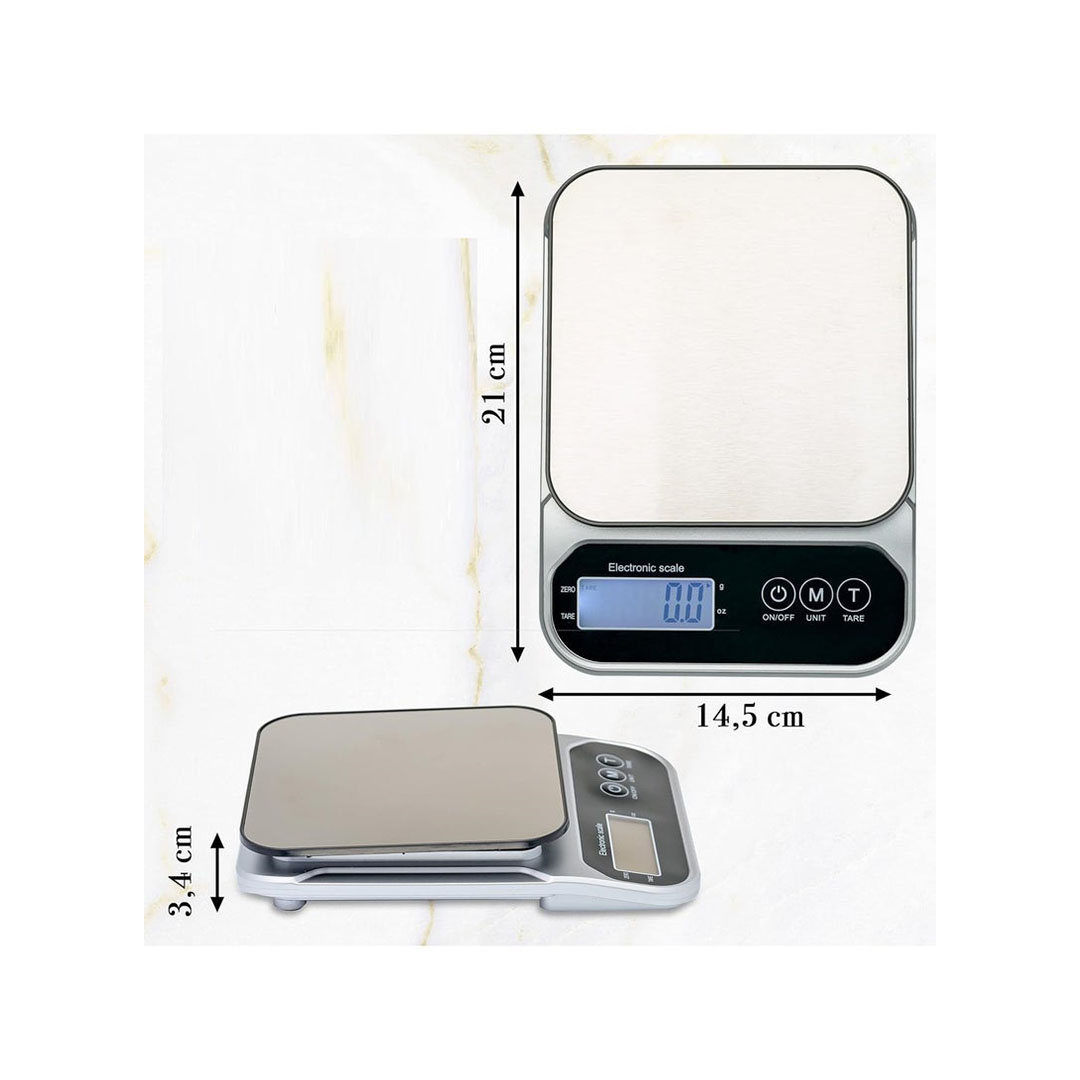 ميزان رقمي بمقياس مؤقت 10كج/0.1 جرام