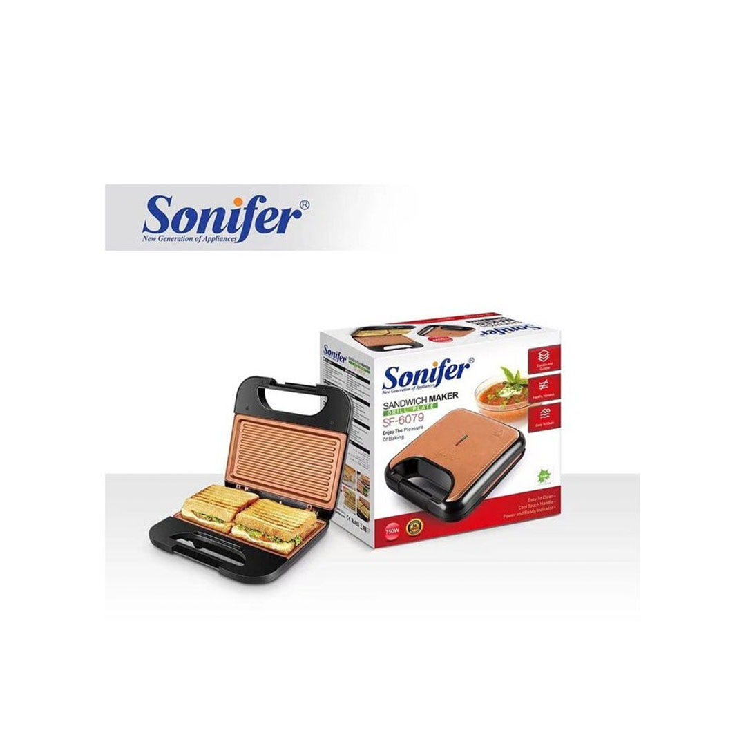 صانعة الساندوتشات 750 وات بشواية صغيرة سونفير - SF-6079