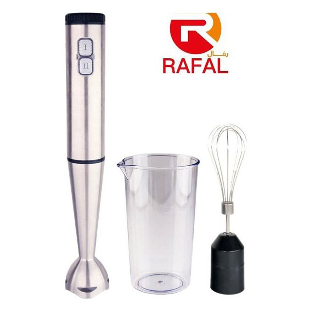 هاند بليندر 3 في 1 من الاستانلس من رافال - 600 مل - 1200 وات