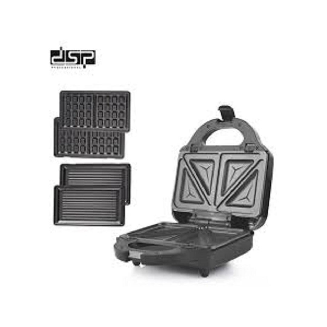 ماكينة ساندوتشات ووافل وشواء - 750 وات - KC1209