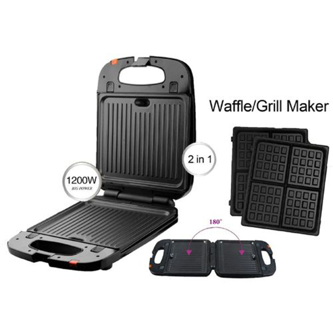 صانعة ساندوتش و وافل 2*1 - 1200 وات - KC-1051A