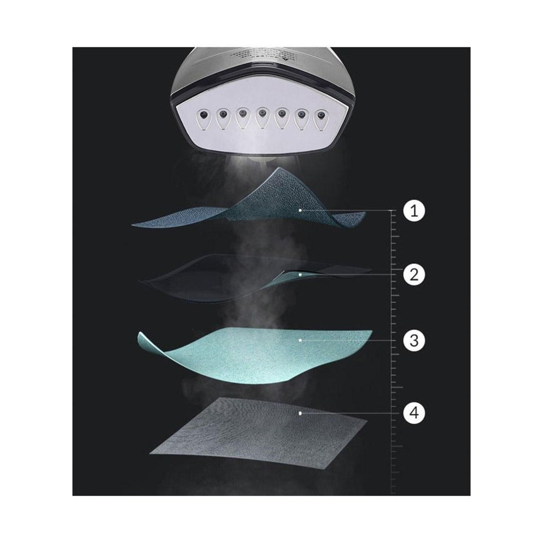 مكواة بخار محمولة - سعة 260 مل- 1640 وات - أسود AS2306-9041 (Black)