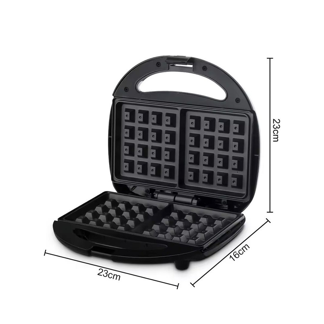 صانع الوافل - 850 وات - أسود R.546H