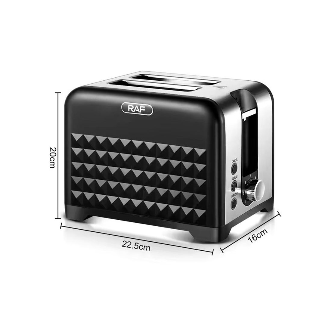 توستر 2 شريحة - 5 أوضاع تحميص - 930 وات R.2101