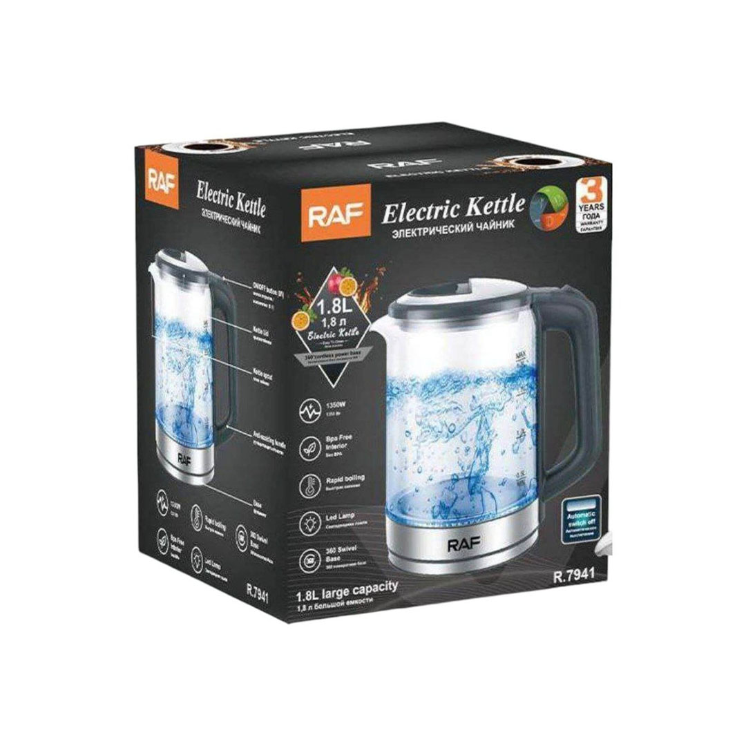 غلاية كهربائية زجاجيةاضاءه - LED - 1.8 لتر - 1350 وات R.7941