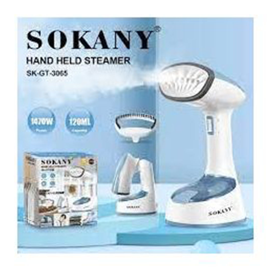 مكواة بخار محمولة وقابلة للطي - خزان 120 مل - 1470 وات - SK-GT-3065W