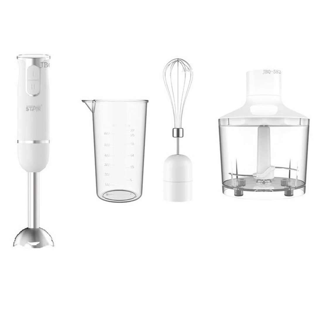 خلاط يدوي هاند بلندر 3 في 1 - سرعتان - كوب 600 مل - 600 وات - ST-5552