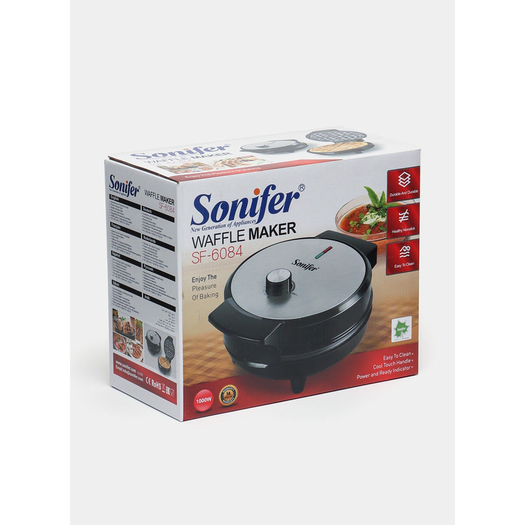صانع الوافل سونيفر - 1000 وات - SF-6084