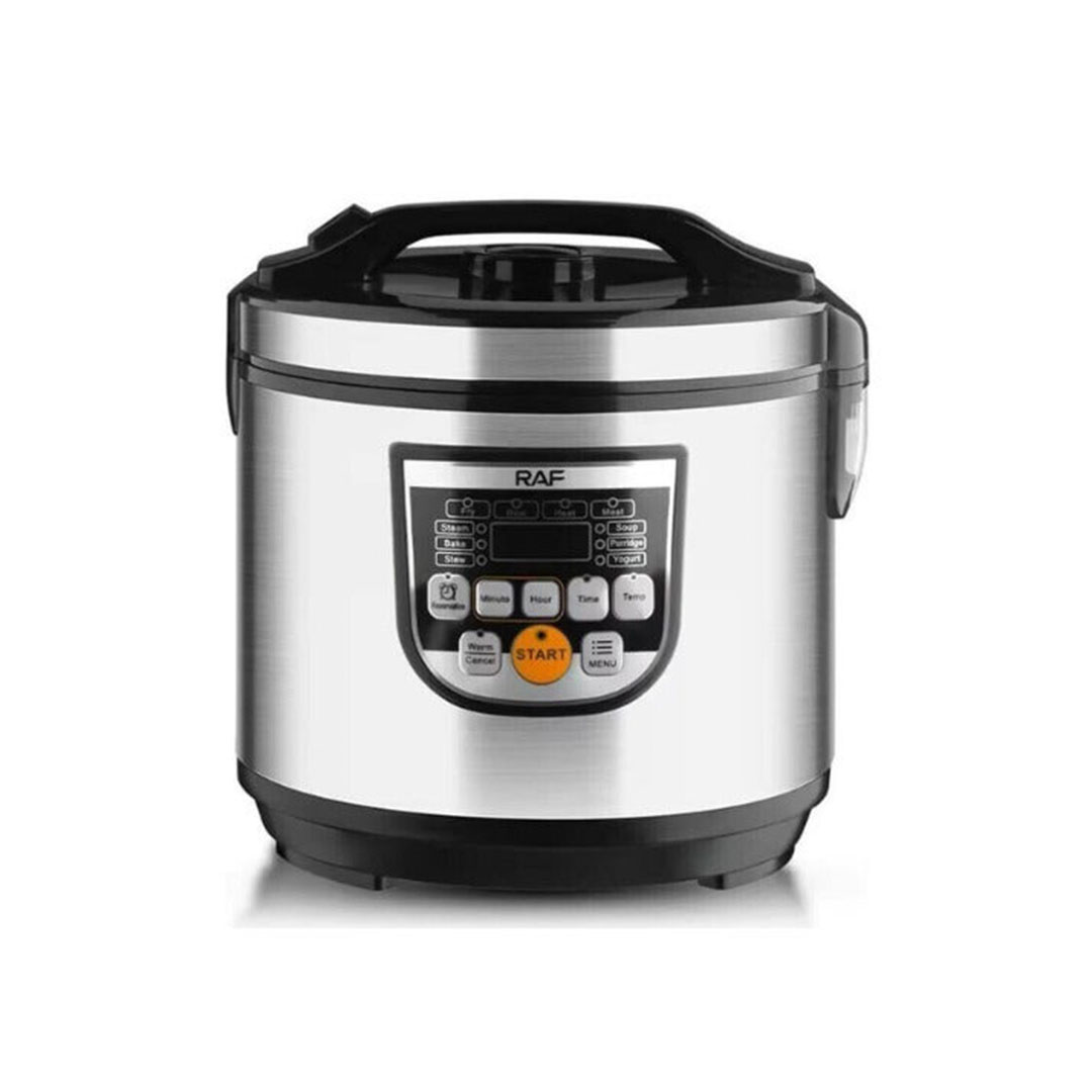 حلة طهي أرز متعدد الوظائف قائمة متعددة الوظائف وعاء داخلي غير لاصق سعة 5 لتر - 900 واط - R.178