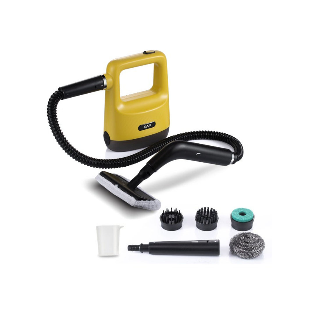 منظف البخار المحمول للأسطح المتعددة 300 مل 10 ملحقات ضغط ودرجة حرارة عالية - 1350 واط - R.1271