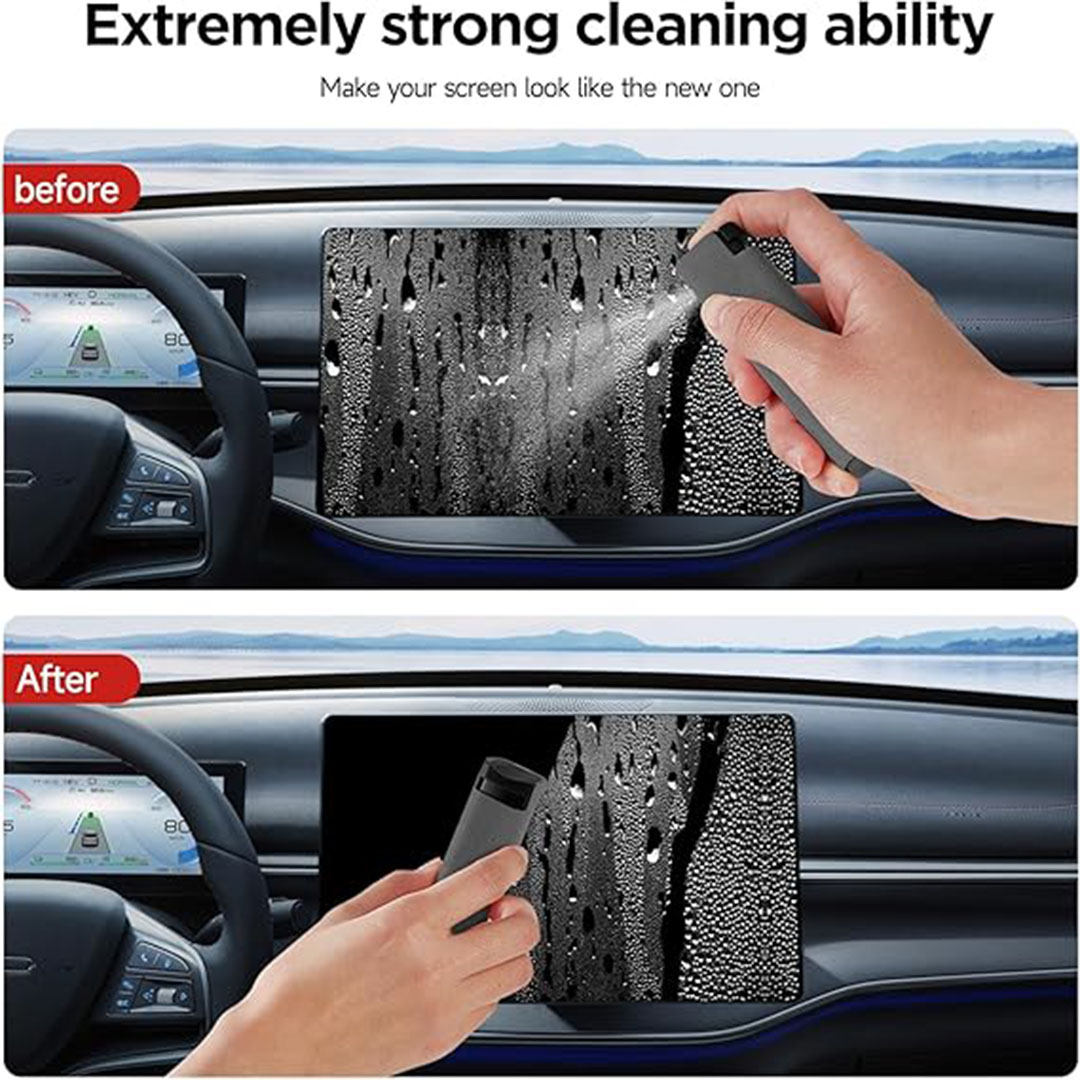 منظف شاشات الكترونية 3 في 1 - أسود