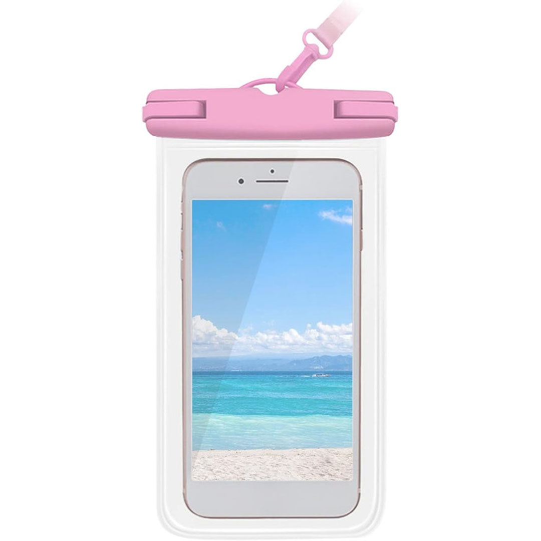 جراب موبايل واقى للمياه - بينك