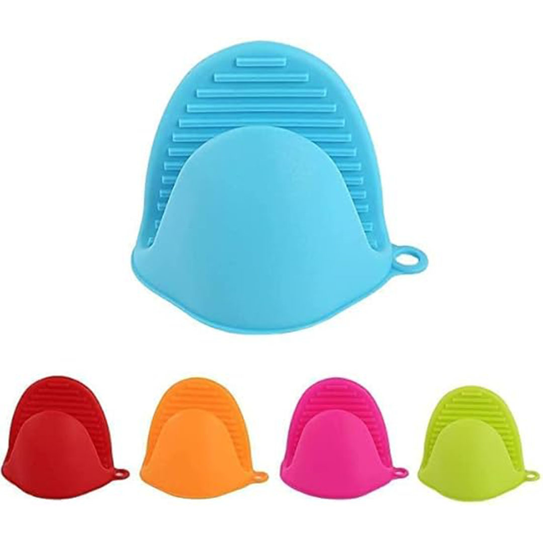 قفازات فرن من السيليكون - برتقالي