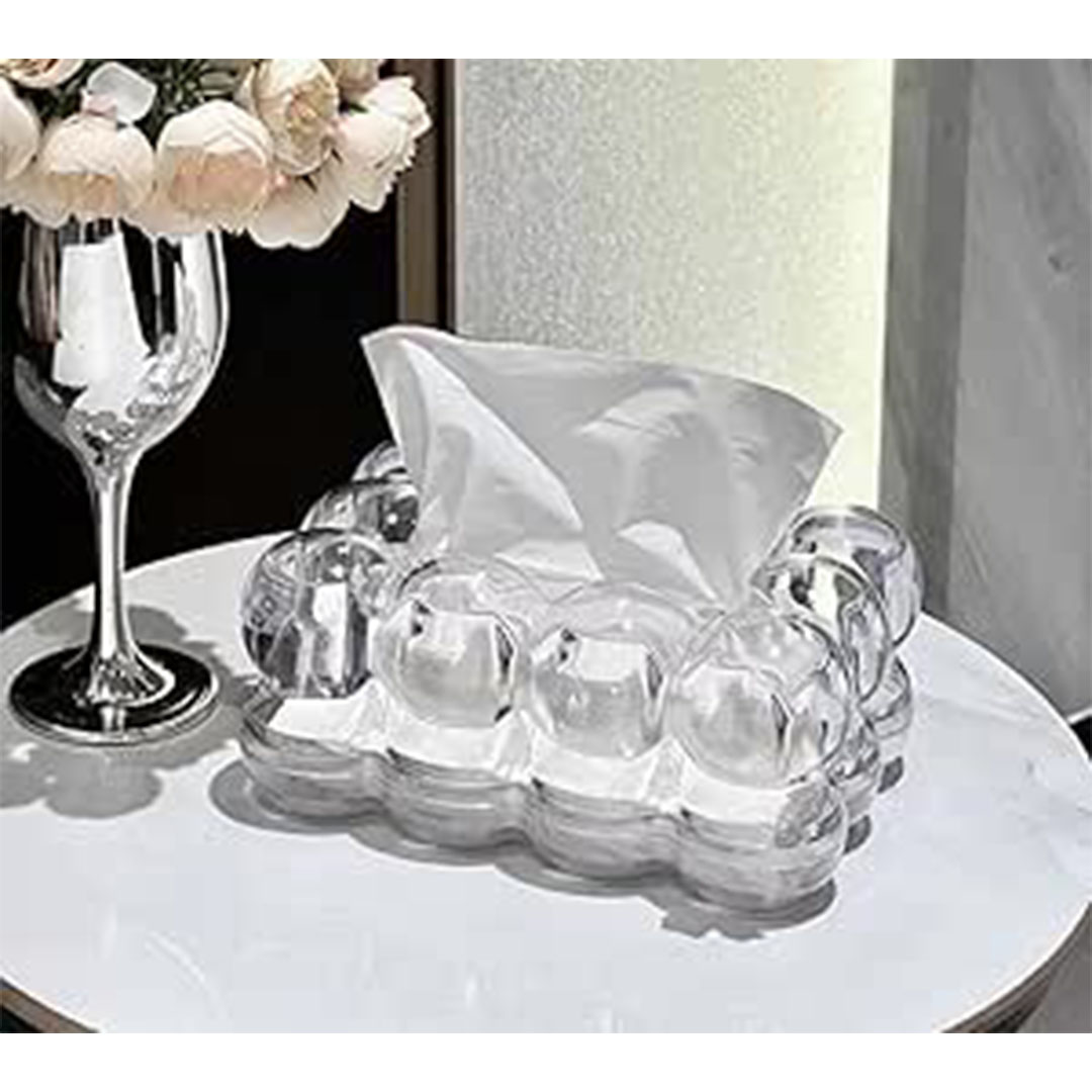 علبة مناديل بابلز اكليرك - شفاف