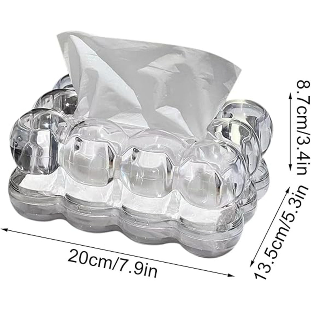 علبة مناديل بابلز اكليرك - شفاف