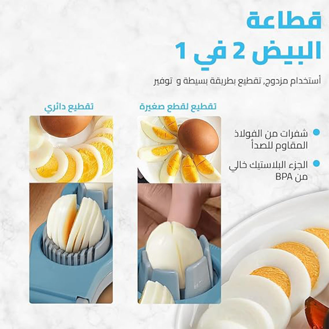 قطاعه بيض مزدوجة بلاستيك
