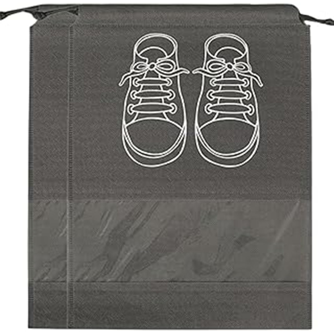 حافظة احذية - 10 قطع - رمادي