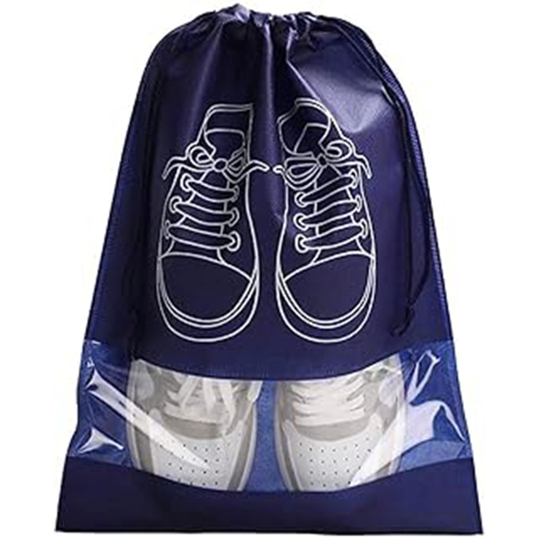 حافظة احذية - 10 قطع - كحلي