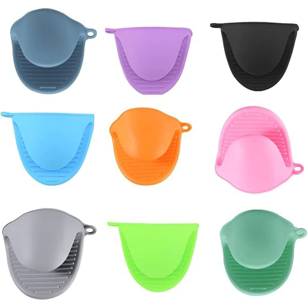 قفازات فرن من السيليكون - برتقالي