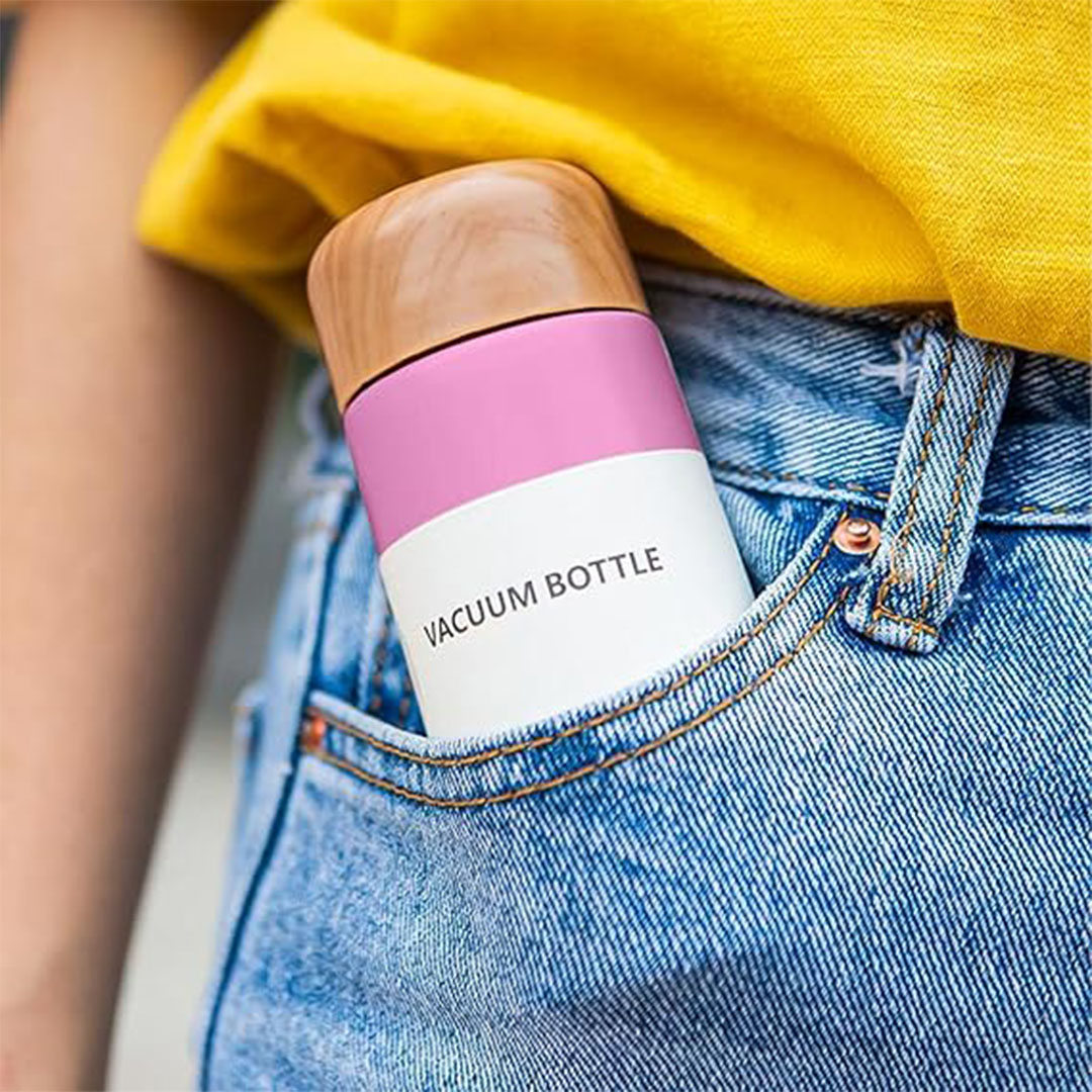 مج حراري للمشروبات الساخنة والباردة - 150 مل - بينك