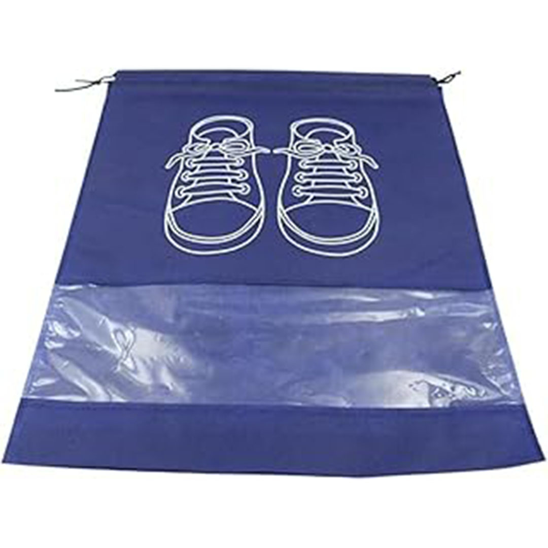 حافظة احذية - 10 قطع - كحلي