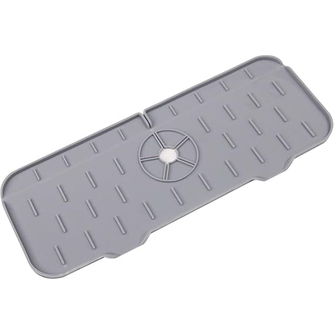 صبانه حوض المطبخ سليكون - رمادي