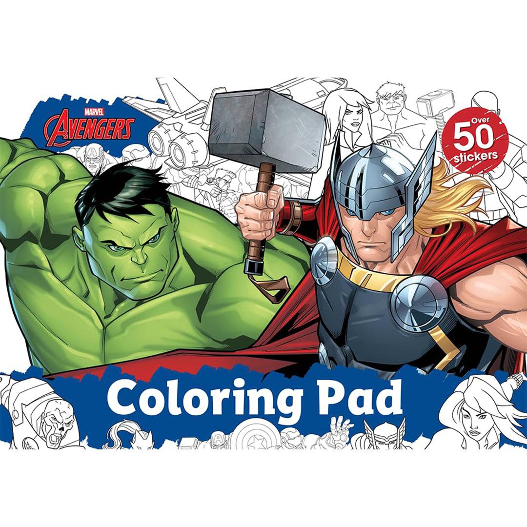 لوحة تلوين افينجرز - 34 سم