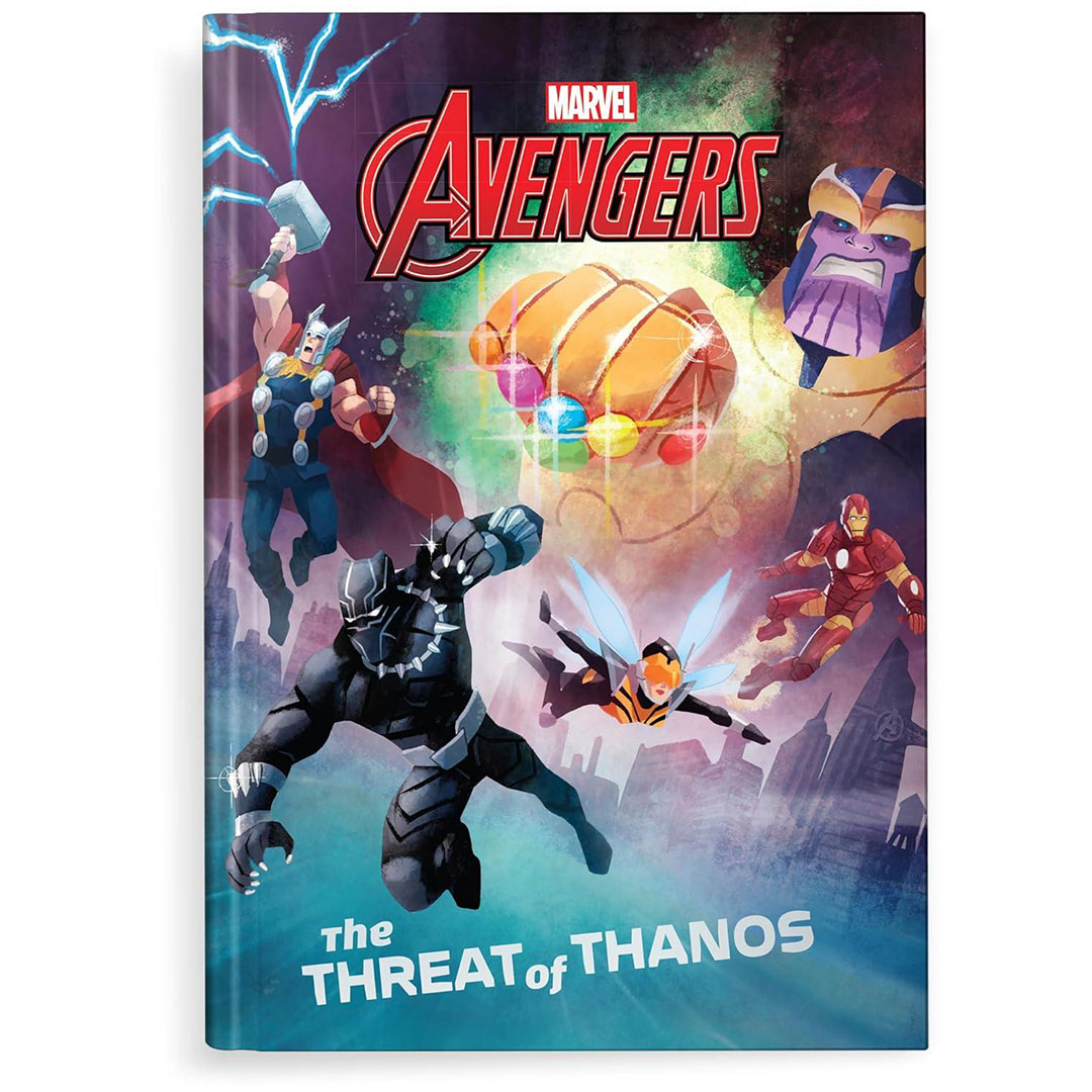 كتاب قصة مارفل أفينجرز - تهديد ثانوس