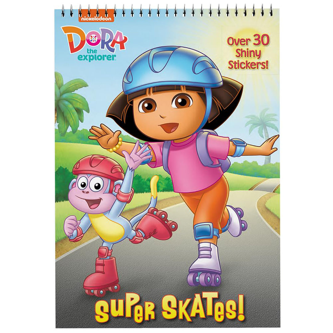 كتاب تلوين نيكيلوديون دورا سوبر سكيتس