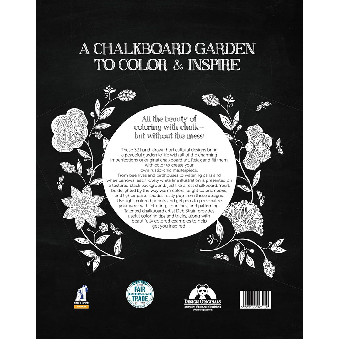 كتاب تلوين حديقة بأسلوب الطباشير - 72 صفحة