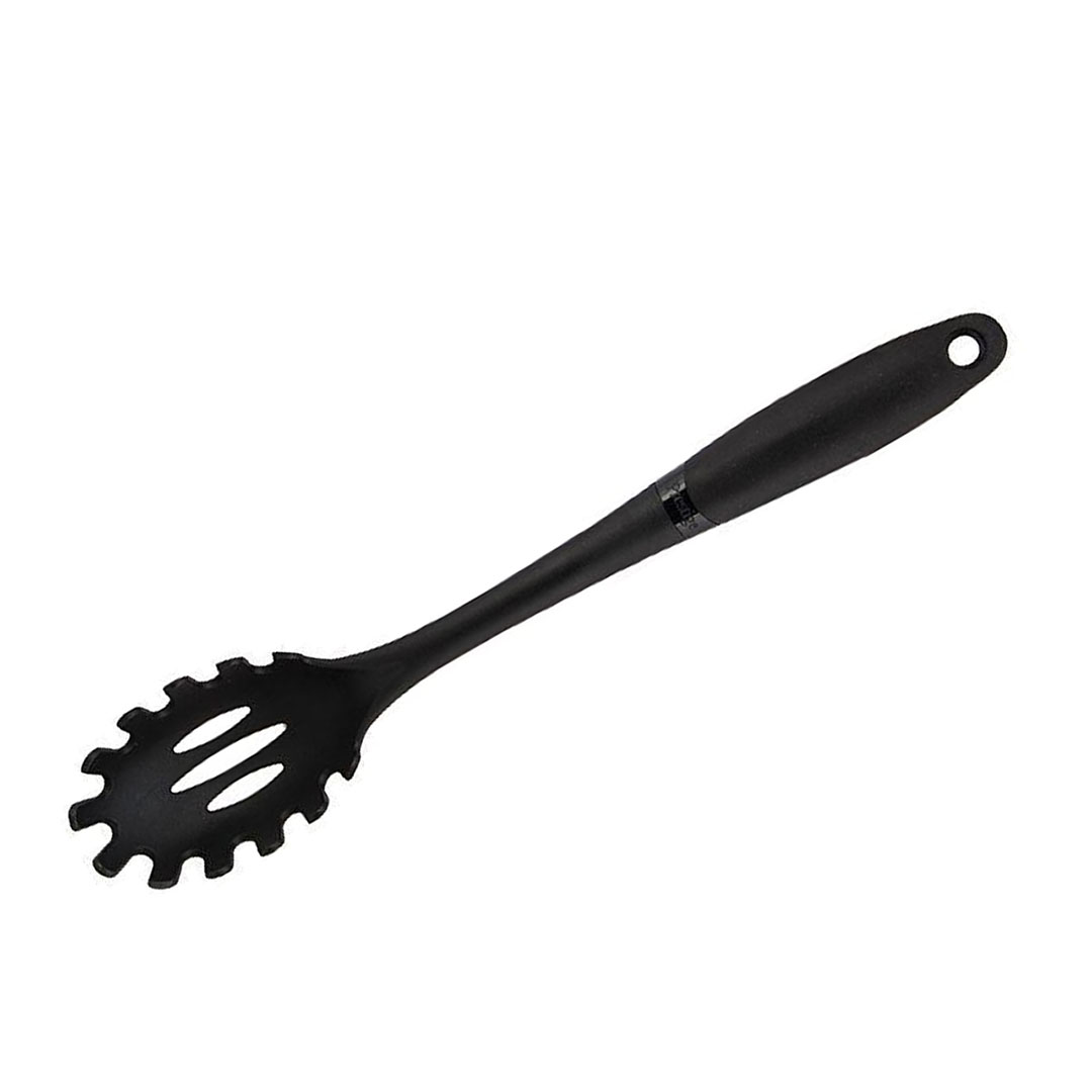 معلقة اسباجيتي للطبخ من النايلون - أسود