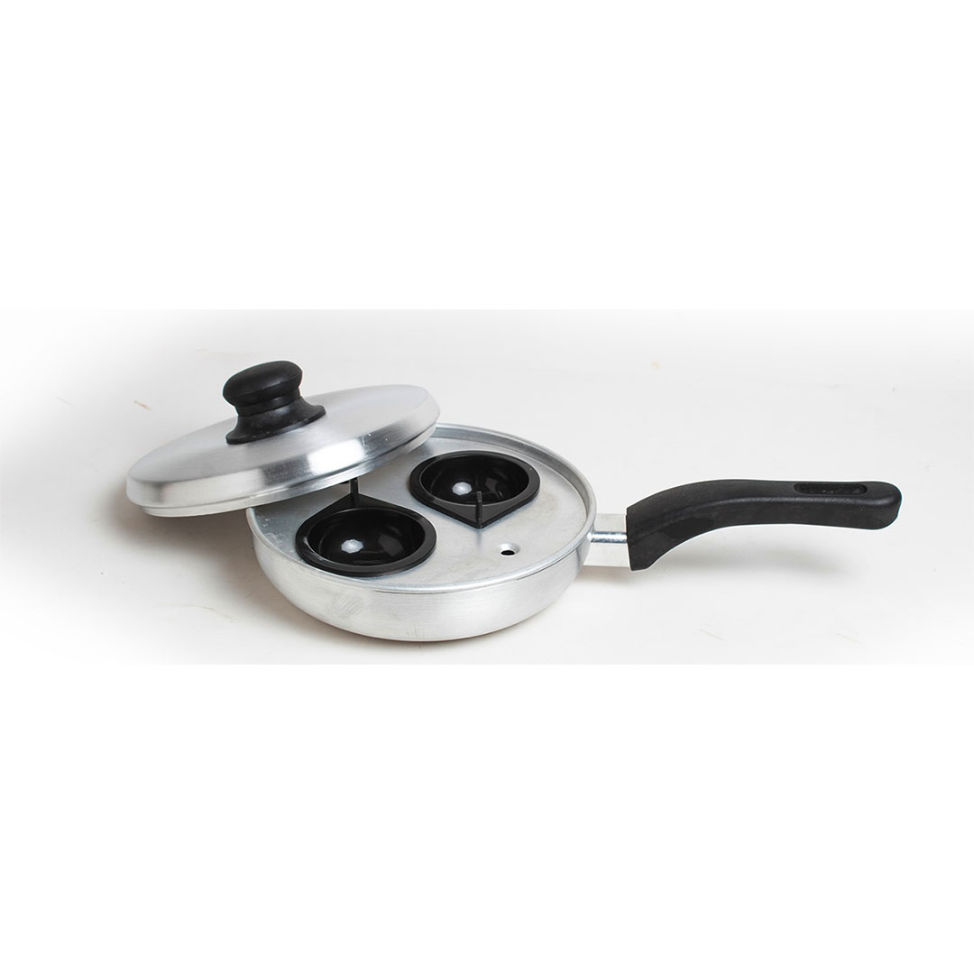 طاسة طبخ البيض من الألمنيوم - 18 سم - 2 كوب