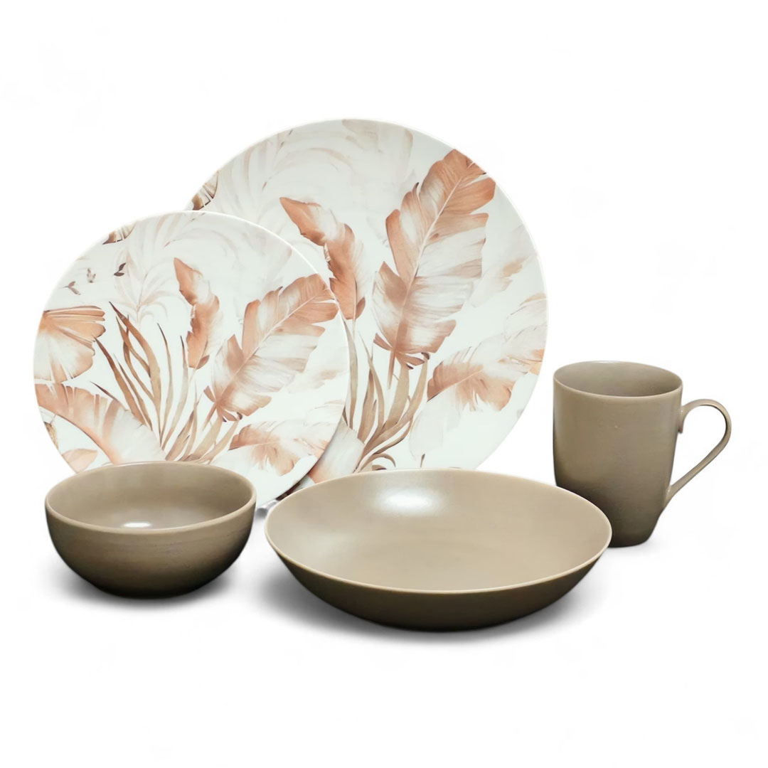 طقم عشاء بورسلين ديزرت بريز 23961 من ديليشيا - 30 قطعة