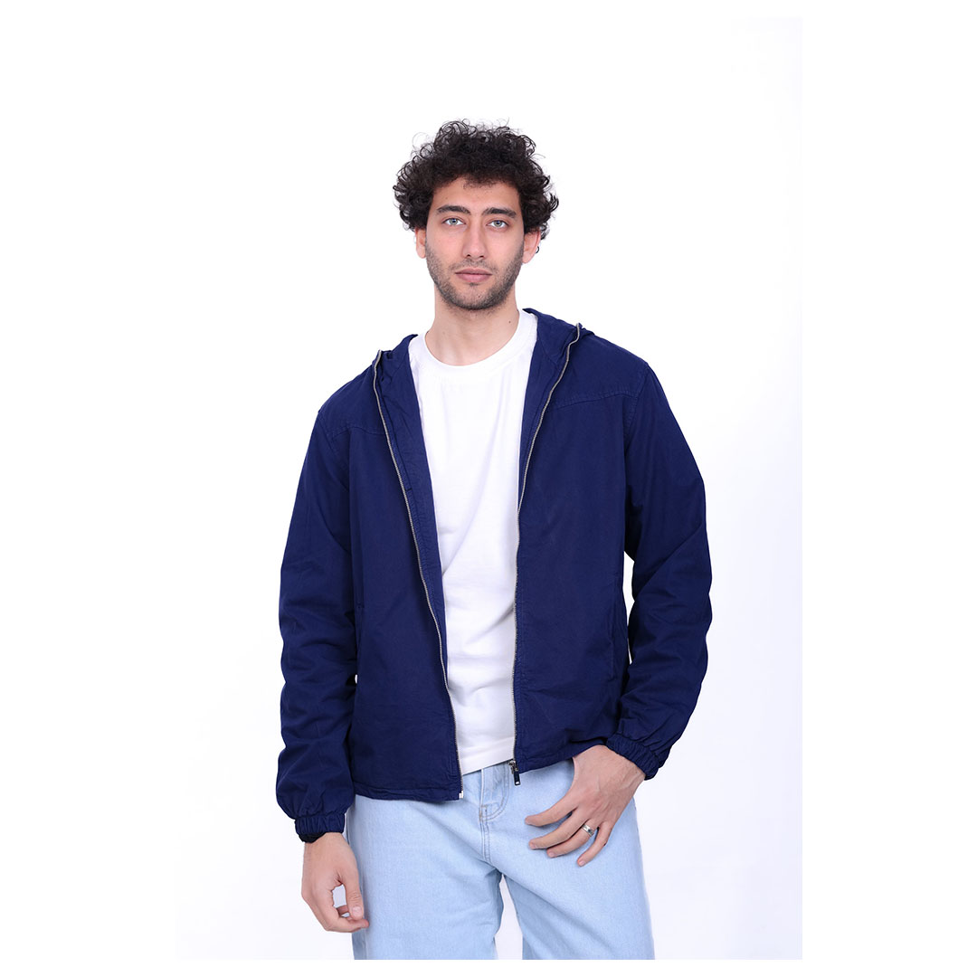 جاكيت بومبر بغطاء جبردين رجالي - 6001