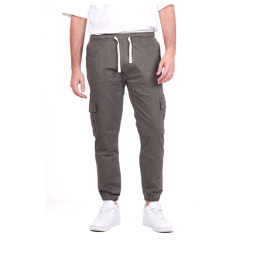 بنطلون جبردين كارجو رجالي - زيتي