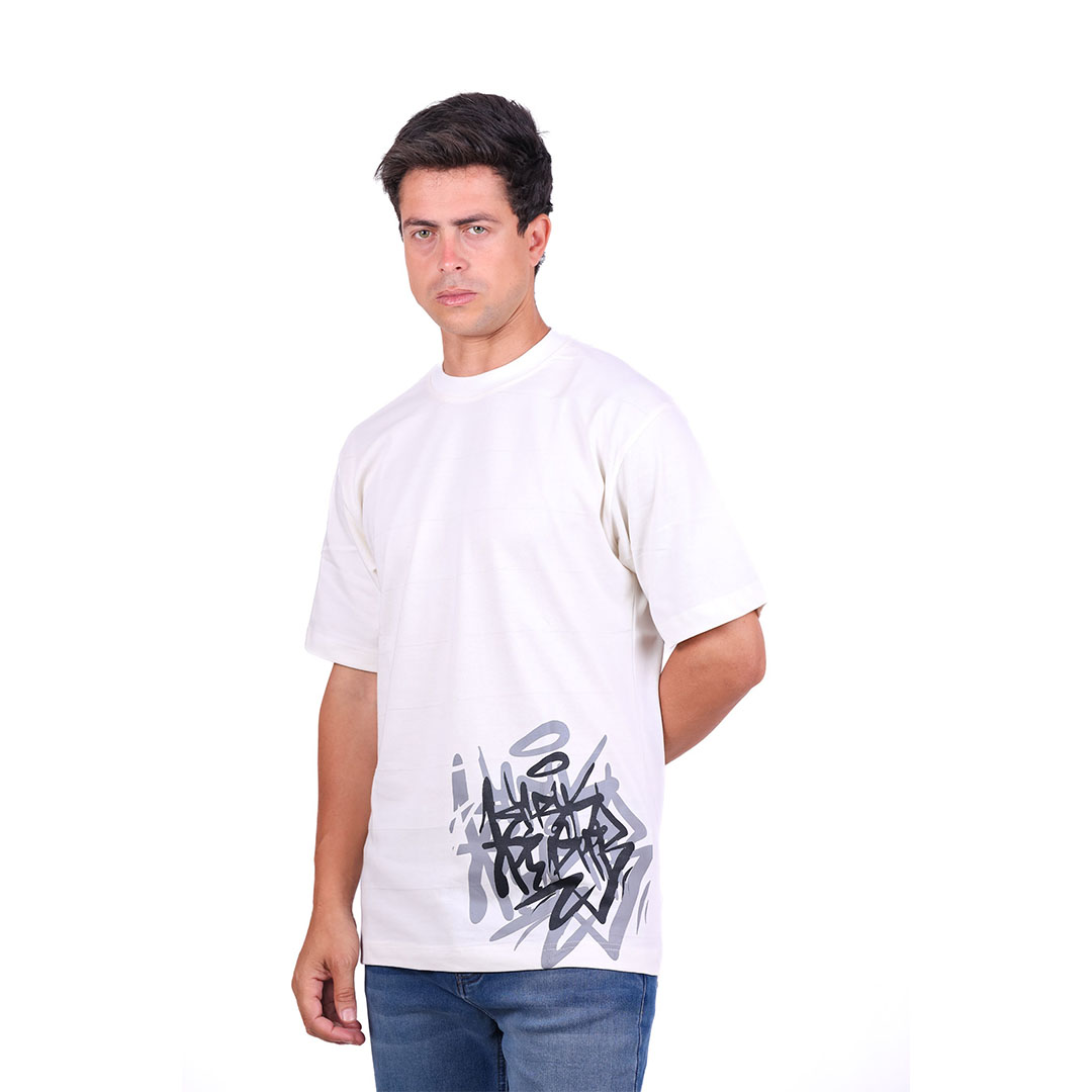 تيشيرت واسع رجالي مطبوع Still Your Best